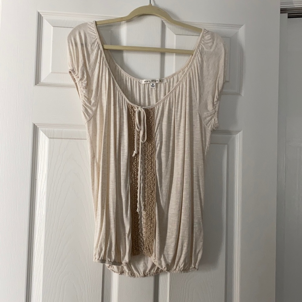 Max Studio summer cotton top.